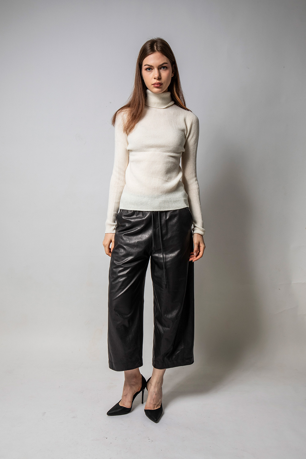 LONG PANT 帥氣長寬褲子- IW2609黑色